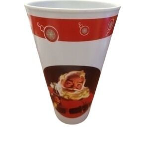 Coca-Cola Santa Claus Gibson Christmas‎ Cup Drinkware Red  Collectible Vintage
